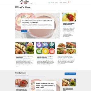 Glutto food discovery platform featuring restaurant guides, reviews, and curated culinary content
